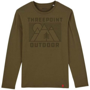 Threepoint - Outdoor Lines LS-shirt - Khaki