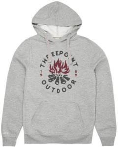 Threepoint - Camp Fire Pullover Hood - Grey Heather