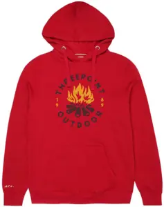 Threepoint - Camp Fire Pullover Hood - Cranberry