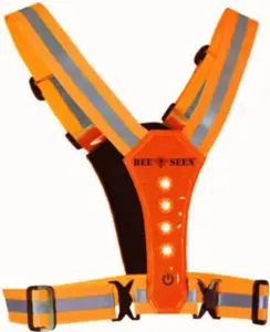 LED refleks harness vest - Orange