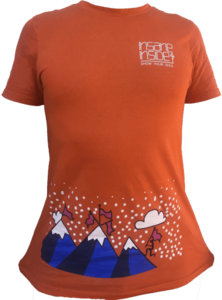Tag a Peak - T-shirt - Orange