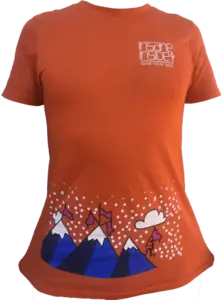 Tag a Peak - T-shirt - Orange