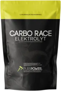PurePower Carbo Race Elektrolyt Citrus - 1 kg.