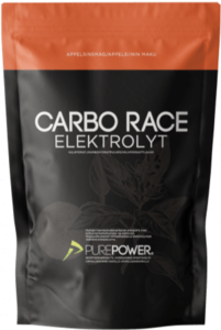 PurePower Carbo Race Elektrolyt Appelsin - 1 kg.