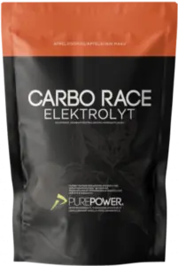 PurePower Carbo Race Elektrolyt Appelsin - 1 kg.