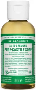 Dr. Bronner´s  Liquid Soap - Almond - 60 ml.