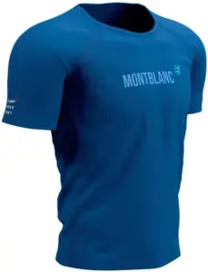 Compressport - Training t-shirt - Mont Blanc 2021 - S/S - Blå