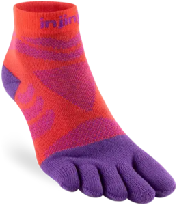 Injinji - Ultra Run - Mini Crew - Women - Razzmatazz