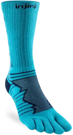 Injinji - Ultra Run - Crew - Pacific Blue