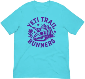 Yeti T-shirt - Unicorn - Turquoise