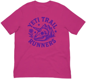 Yeti T-shirt - Unicorn - Berry