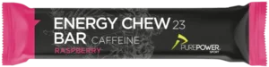 PurePower Chew Bar Raspberry - Koffein - 30 g.